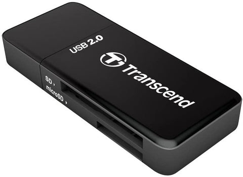 Transcend P5 9-in-1 USB 2.0 Flash Memory Card Reader TS-RDP5K (BLACK)