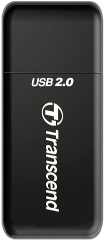 Transcend P5 9-in-1 USB 2.0 Flash Memory Card Reader TS-RDP5K (BLACK)
