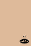 Savage Widetone Seamless Background Paper - #25 Beige 53" x 12yd