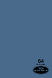 Savage Widetone Seamless Background Paper - #64 Blue Jean 53"x 12yd