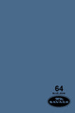 Savage Widetone Seamless Background Paper - #64 Blue Jean 53"x 12yd