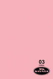 Savage Widetone Seamless Background Paper - #03 Coral 53" x 12yd