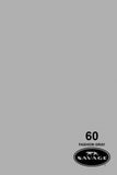 Savage Widetone Seamless Background Paper - #60 Focus Gray, 53" x 12yd