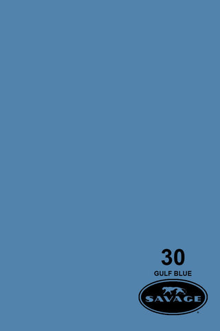 Savage Widetone Seamless Background Paper - #30 Gulf Blue, 107" x 12yd