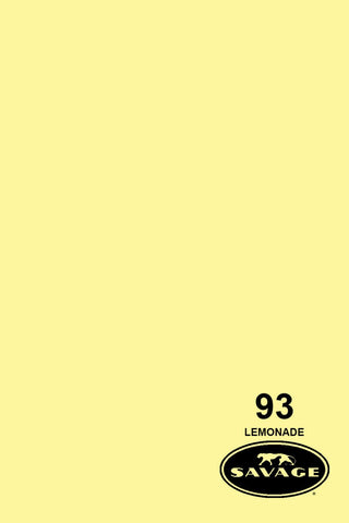 Savage Widetone Seamless Background Paper - #93 Lemonade 53" x 12yd