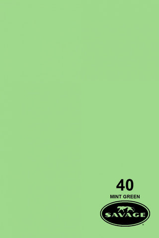 Savage Widetone Seamless Background Paper - #40 Mint Green, 107" x 12yd