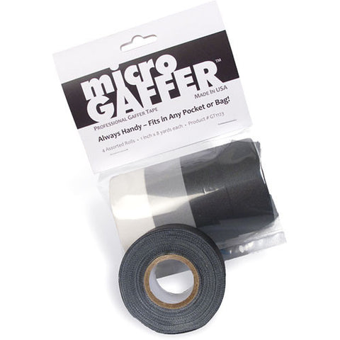 Visual Departures microGAFFER Tape 1" x 8 Yd (4-Pack)