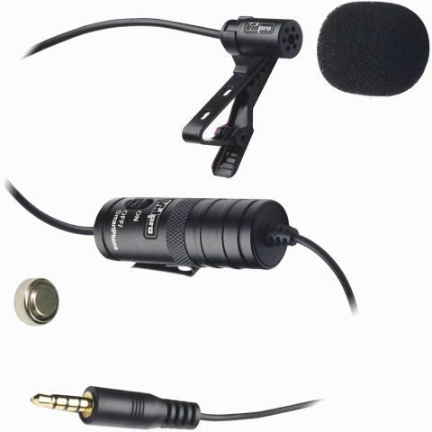 Vidpro XM-L avalier Condenser Microphone for DSLRs Camcorders & Vi