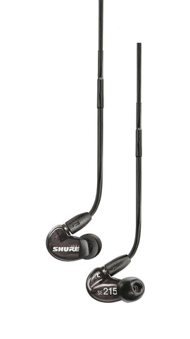 Shure SE215 Sound-Isolating In-Ear Stereo Earphones (Black)