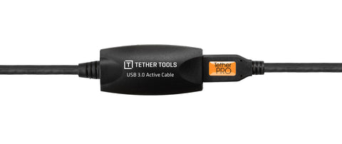TetherPro USB 3.0 Active Extension, 16', Black