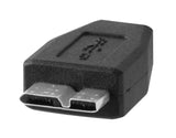 TetherPro USB 3.0 OTG 6" Adapter Micro B Male to Type A Female adapter