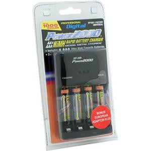 Power2000 4 AAA Nickel Metal Hydride (NiMH) 1000mAh Rechargeable Batte