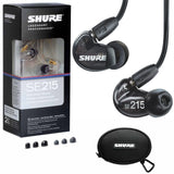 Shure SE215 Sound-Isolating In-Ear Stereo Earphones (Black)