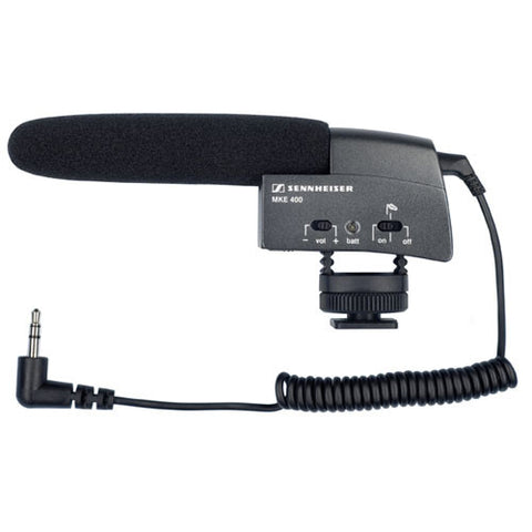 Sennheiser MKE 400 Compact Video Camera Shotgun Microphone