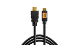TetherPro Mini-HDMI (C) to HDMI (A) - 6', Black