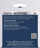 Hoya NXT Plus 43mm 10-Layer HMC Multi-Coated UV Lens Filter, Low-Profile Aluminum Frame