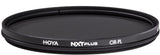 Hoya NXT Plus 58mm 10-Layer HMC Multi-Coated Circular Polarizer Lens Filter, Low-Profile Aluminum Frame