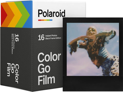 Polaroid Originals Go Instant Color Film Black Frame for The Polaroid GO Camera - 5 Double Packs with Cloth (80 Photos)