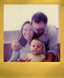 Polaroid Now 2nd Generation I-Type Instant Camera + Golden Moments Film Bundle - Now Black Camera + 16 Gold Color Photos (6288)