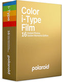 Polaroid Now 2nd Generation I-Type Instant Camera + Golden Moments Film Bundle - Now Black Camera + 16 Gold Color Photos (6288)