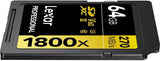 Lexar Gold Series Professional 1800x 64GB UHS-II U3 SDXC Memory Card