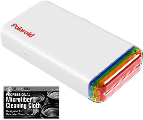 Polaroid Hi-Print - Bluetooth Connected 2x3 Pocket Phone Photo Printer with Microfiber Cloth