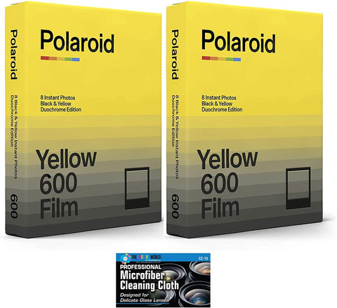 Polaroid Originals Black & Yellow Film for 600 and i-Type Instant Camera - Duochrome Edition - 2 Pack (16 Photos)
