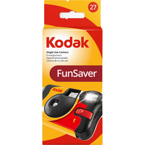 Kodak FunSaver 35mm One-Time-Use Disposable Camera (ISO-800) with Flash