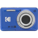 KODAK PIXPRO Friendly Zoom FZ55-BL 16MP Digital Camera with 5X Optical Zoom 28mm Wide Angle and 2.7" LCD Screen