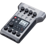 Zoom PodTrak P4 Podcast Recorder with 4 Microphone Inputs, 4 Headphone Outputs, Phone and USB Input for Remote Interviews + 64GB Card + Extra SLR Cable