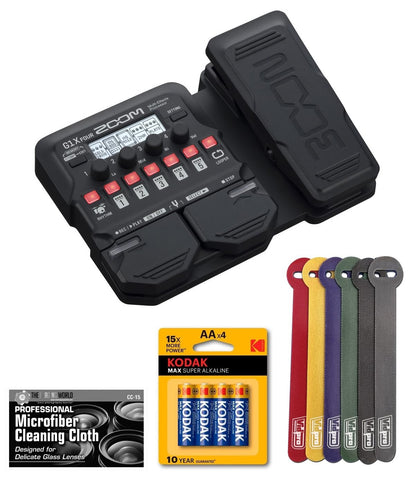 guitar pedal battery Zoom G1X Four Guitar Effects Processor with Built-In Expression Pedal – Buy in NYC or online at The Imaging World in Brooklyn