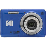 KODAK PIXPRO Friendly Zoom FZ55-BL 16MP Digital Camera with 5X Optical Zoom 28mm Wide Angle and 2.7" LCD Screen