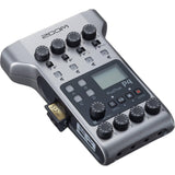 Zoom PodTrak P4 Podcast Recorder with 4 Microphone Inputs, 4 Headphone Outputs, Phone and USB Input for Remote Interviews + 64GB Card + Extra SLR Cable