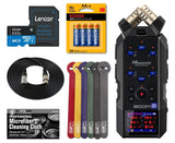 Zoom H6essential (2024 Model, Essential Series) with 32-Bit Float, 6-Track Recorder, Stereo Microphones, 4 XLR/TRS Inputs, for Musicians, Podcasters, & Filmmakers with 64GB Card, Batteries + Bundle