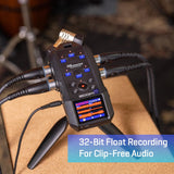 Zoom H6essential (2024 Model, Essential Series) with 32-Bit Float, Accessibility, 6-Track Recorder, Stereo Microphones, 4 XLR/TRS Inputs, USB Audio Interface, for Musicians, Podcasters, & Filmmakers