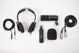 Zoom ZDM-1 Podcast Mic Pack, Podcast Dynamic Microphone, Headphones, Tripod, Windscreen, XLR Cable, For Recording Podcasts