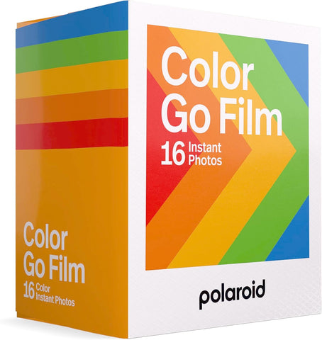 Polaroid Originals Go Instant Color Film for The Polaroid GO Camera - 2 Double Packs with Cloth (32 Photos)