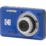 KODAK PIXPRO Friendly Zoom FZ55-BL 16MP Digital Camera with 5X Optical Zoom 28mm Wide Angle and 2.7" LCD Screen