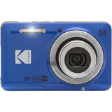 KODAK PIXPRO Friendly Zoom FZ55-BL 16MP Digital Camera with 5X Optical Zoom 28mm Wide Angle and 2.7" LCD Screen