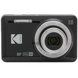 Kodak FZ55 PIXPRO FZ55 Digital Camera Black Bundle with Lexar 64GB High-Performance 800x UHS-I SDHC Memory Card Blue Series