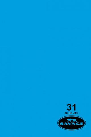 Savage Widetone Seamless Background Paper - #31 Blue Jay, 53" x 12yd