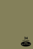 Savage Widetone Seamless Background Paper - #34 Olive Green 107"x 12yd