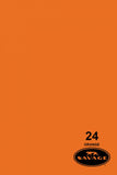 Savage Widetone Seamless Background Paper - #24 Orange 53" x 12yd