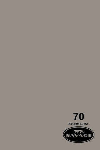 Savage Widetone Seamless Background Paper - #70 Storm Gray 107" x 12yd