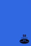 Savage Widetone Seamless Background Paper - #58 Studio Blue, 107" x 12yd