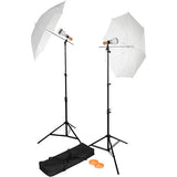 Westcott Basics LED 2-Light Umbrella Kit