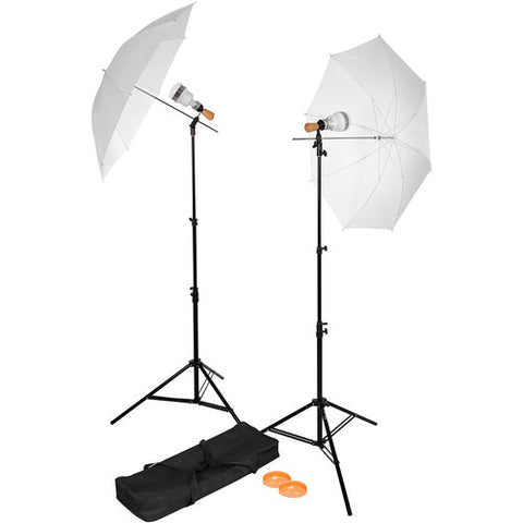 Westcott Basics LED 2-Light Umbrella Kit