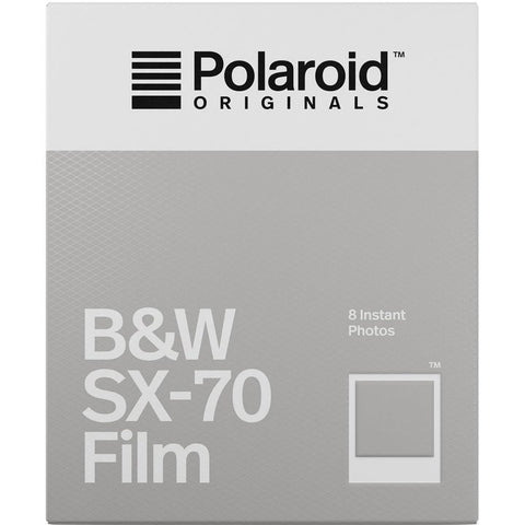 Polaroid Originals Black and White Glossy Instant Film for Polaroid SX70 Cameras