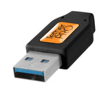 TetherPro USB 3.0 male to Micro-B, 10', Black