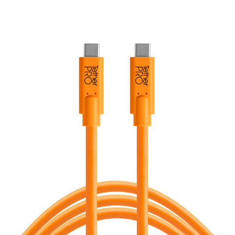 Tether Tools USB-C to USB-C, 15' (4.6m) ORG